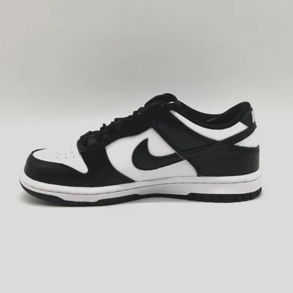Nike Dunk Low Retro White Black Panda CW1590-100 Kids Sneakers Shoes - Picture 4 of 14